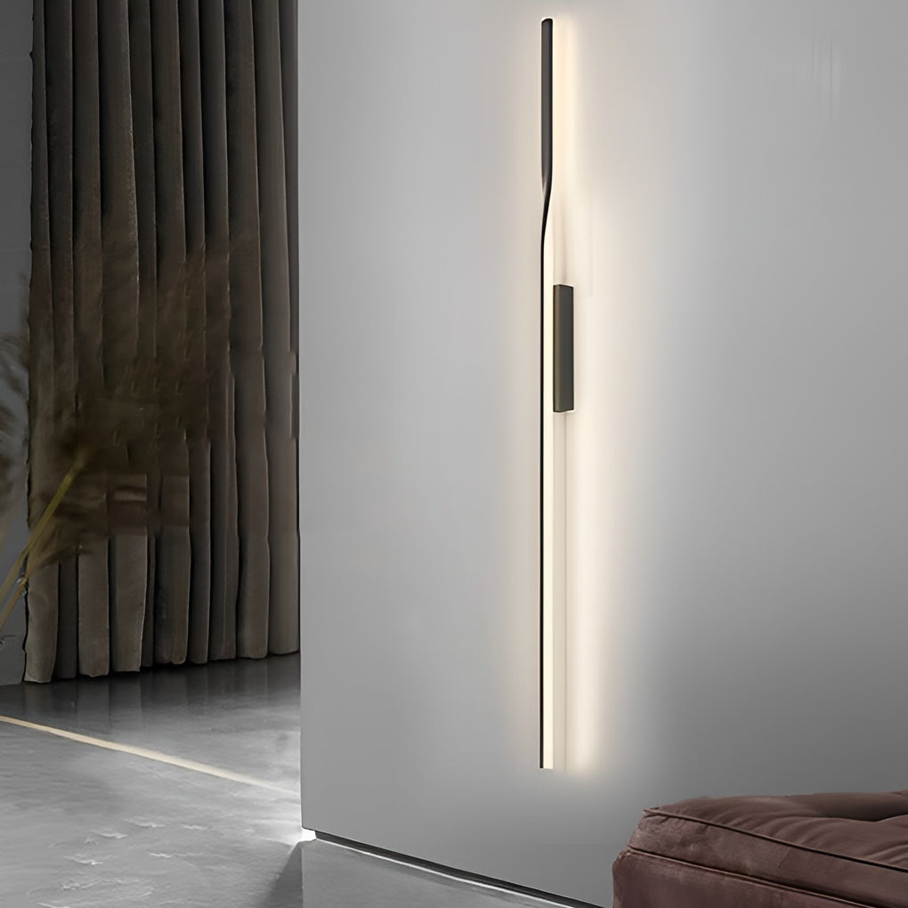 Creative Linear Strip LED Black Nordic Wall Lamp Wall Sconce Lighting - Lighting > Wall Lights > LED Wall Lights - DINIBLO 