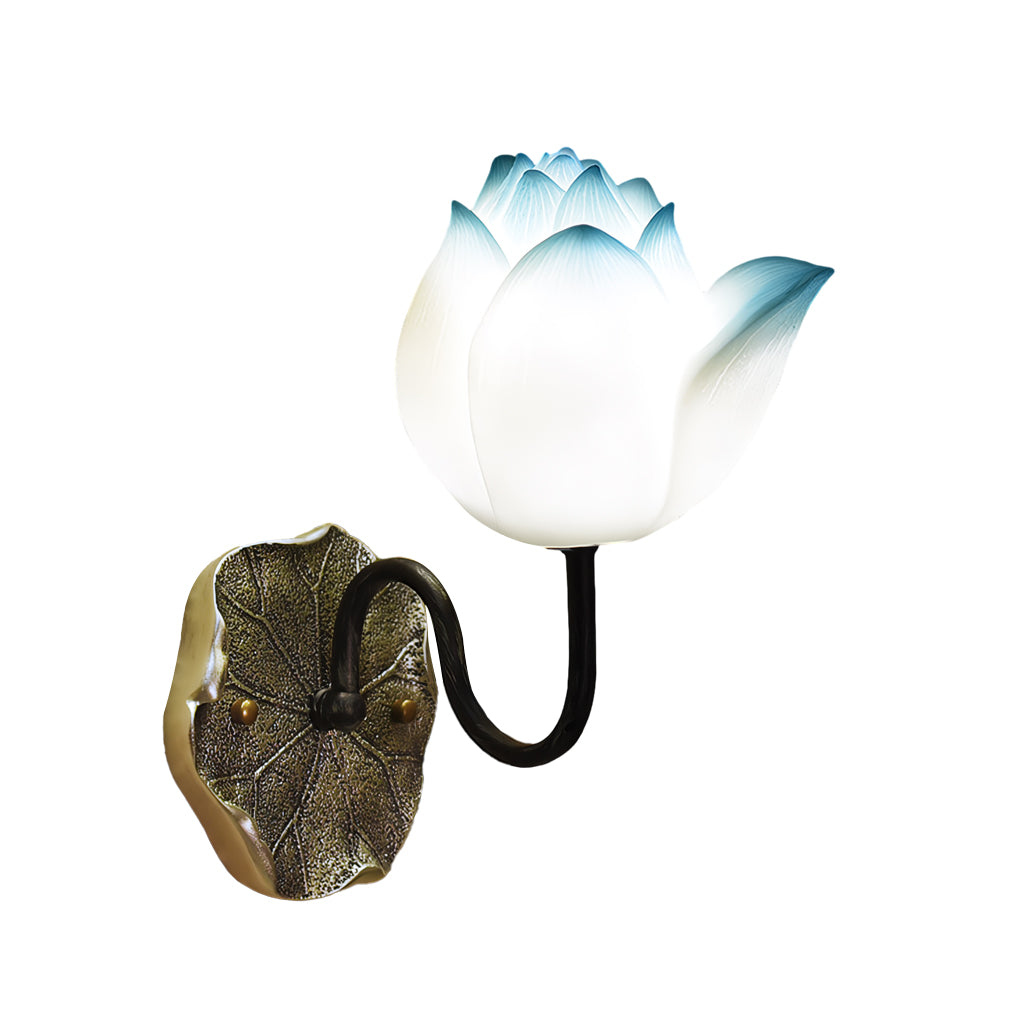 Lotus Flowers Resin Three Step Dimming Creative Modern Wall Lights Fixture - Lighting > Wall Lights > Wall sconces - DINIBLO 