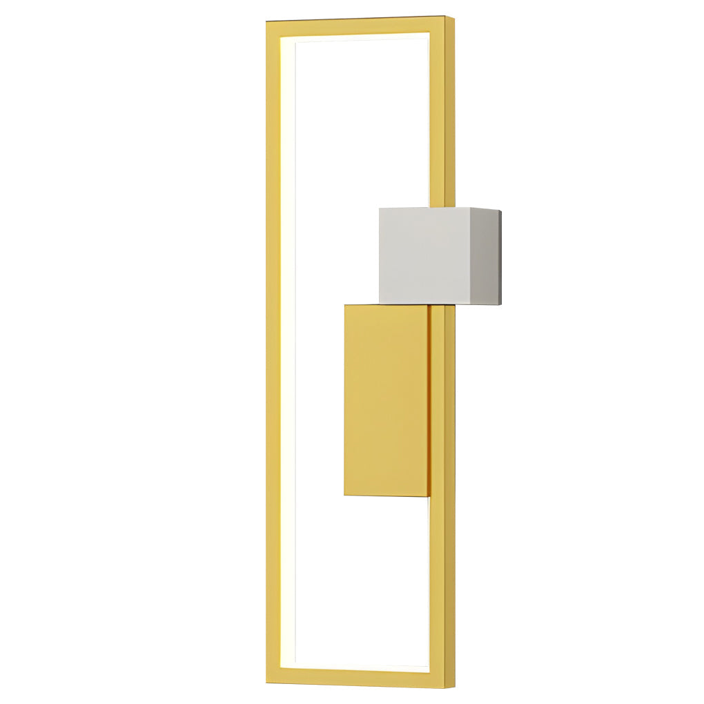 Rectangular Three-color Light LED Nordic Wall Light Fixture Wall Lamp - Lighting > Wall Lights > Wall sconces - DINIBLO 