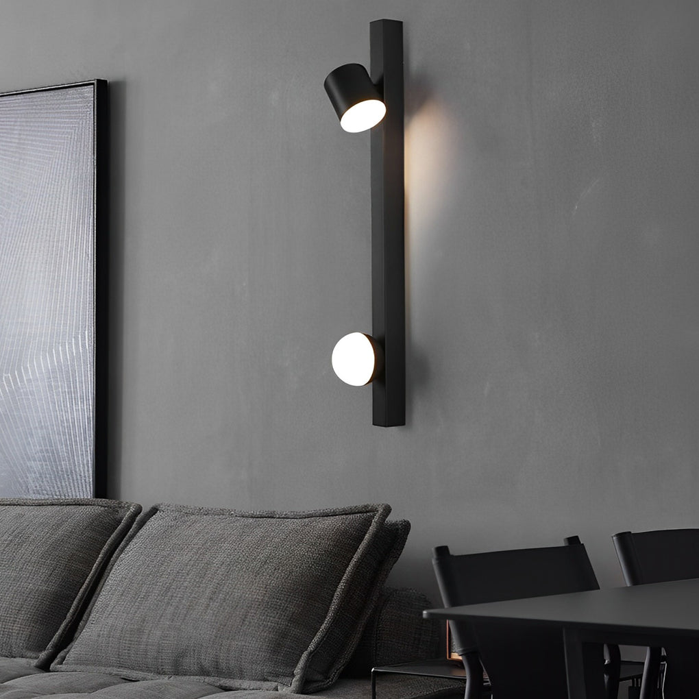 Adjustable Minimalist Creative Electroplated Metal Black Wall Sconces - Lighting > Wall Lights > LED Wall Lights - DINIBLO 