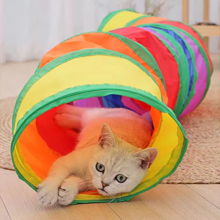 Foldable Cat Tunnel Toys For Indoor Cats - Cat Toys - DINIBLO 