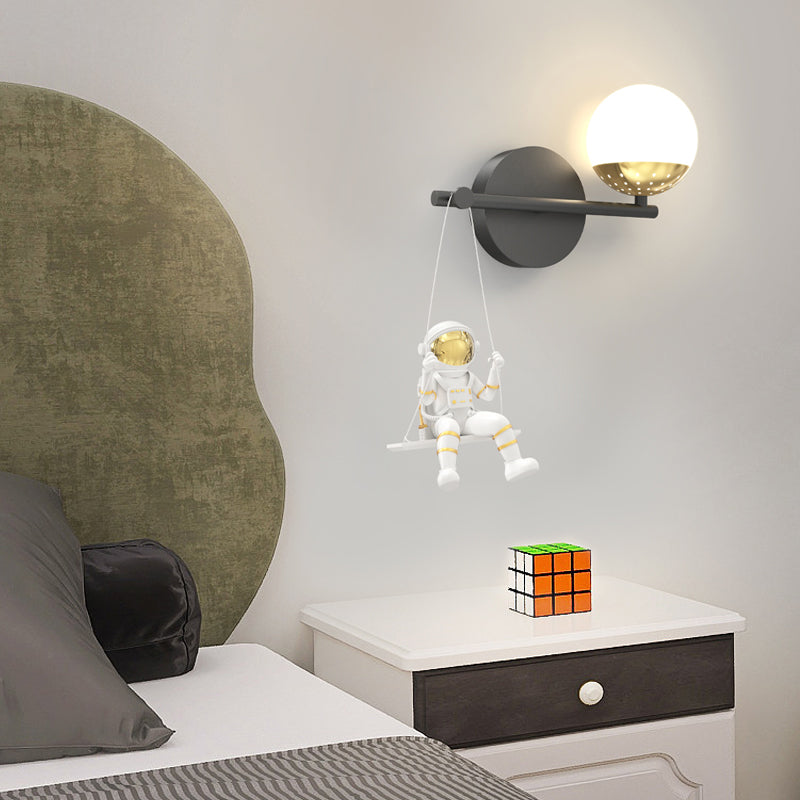 Acrylic Ball Resin Astronaut Decor Swing 3 Step Dimming Modern Wall Lights - Lighting > Wall Lights > Wall sconces - DINIBLO 