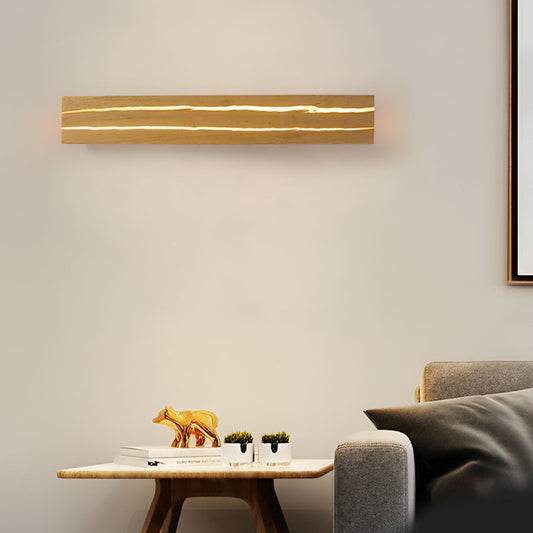 Adjustable Rectangular Wood Three Step Dimming LED Modern Wall Lamp - Lighting > Wall Lights > LED Wall Lights - DINIBLO 