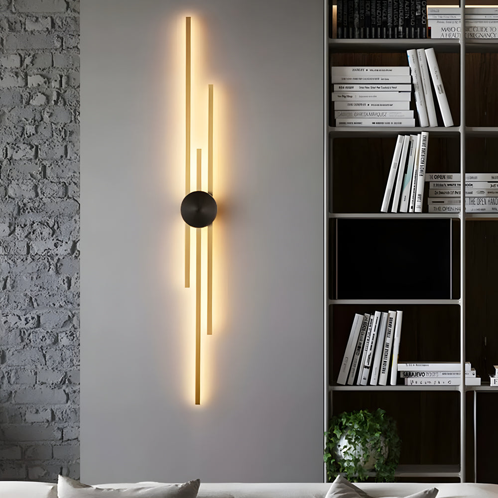 Modern Linear Wall Lamp Minimalist 2 Color Metal Wall Light - Lighting > Wall Lights > LED Wall Lights - DINIBLO 