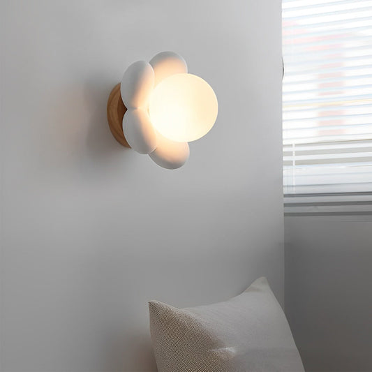 Cute Flower Creative Nordic Wall Lamp Bedroom Wall Sconces Lighting - Lighting > Wall Lights > Wall sconces - DINIBLO 