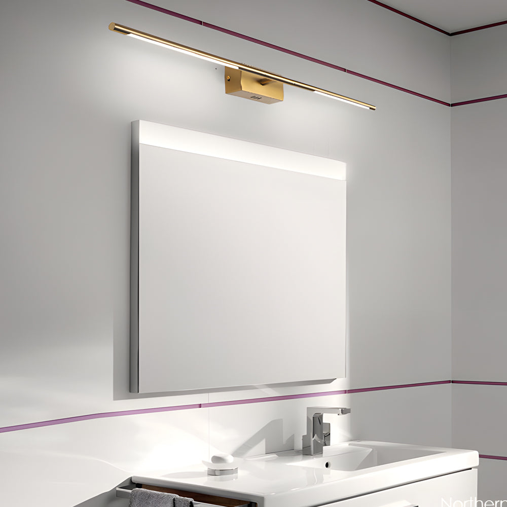 Efficient LED Vanity Light in Gold: 6W/10W, Warm White/White Light, Wall Mounted - Lighting > Wall Lights > Bathroom Vanity Lighting - DINIBLO 