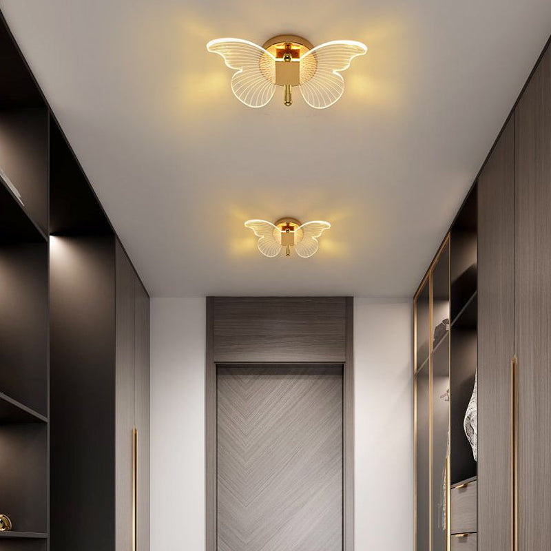 Butterflies Luxury Creative Three Step Dimming Modern LED Wall Lights Fixture - Lighting > Wall Lights > Wall sconces - DINIBLO 