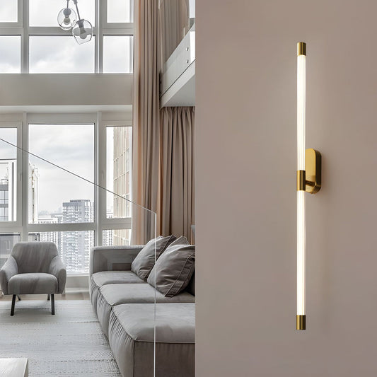 Acrylic Tube Tall Linear Wall Semi-Flush Mount Sconce - Lighting > Wall Lights > LED Wall Lights - DINIBLO 