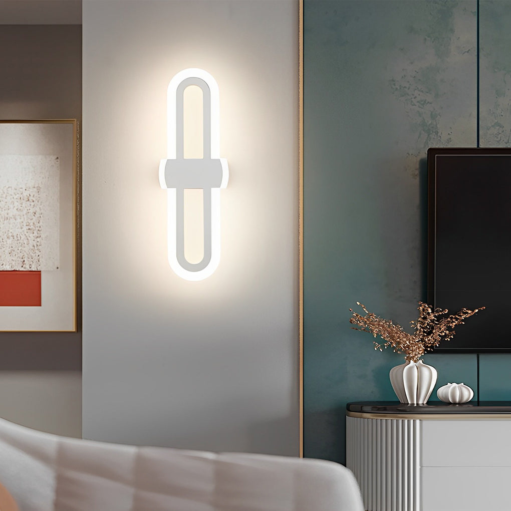 Rounded Rectangular Creative LED Modern Wall Lamp Wall Sconces Lighting - Lighting > Wall Lights > Wall sconces - DINIBLO 