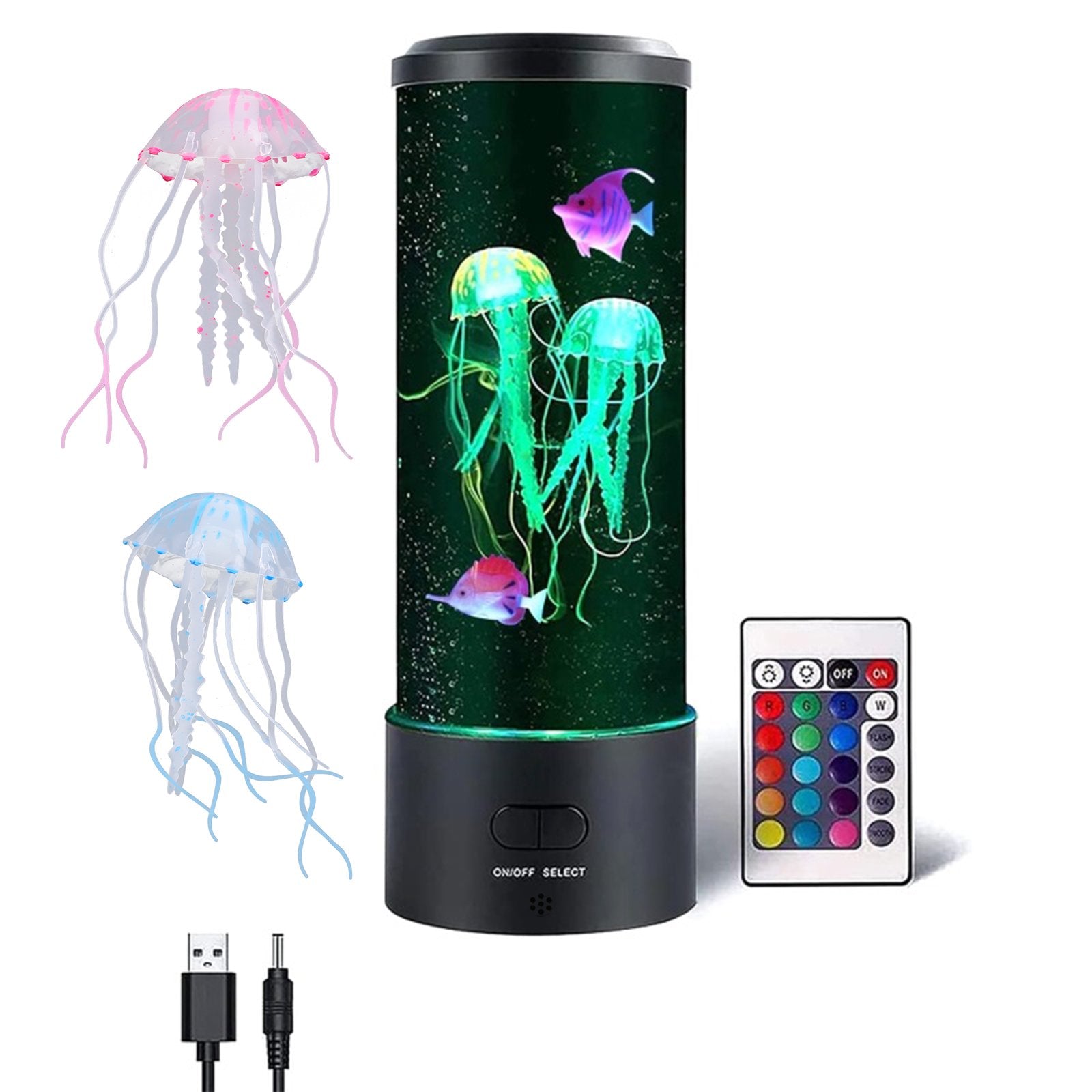 Led Jellyfish Aquarium Lamp - Lamps - DINIBLO 