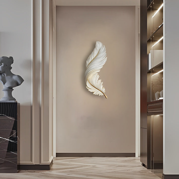 Luxury Creative Feathers USB DC5V Remote Control LED Modern Wall Lights - Lighting > Wall Lights > Wall sconces - DINIBLO 