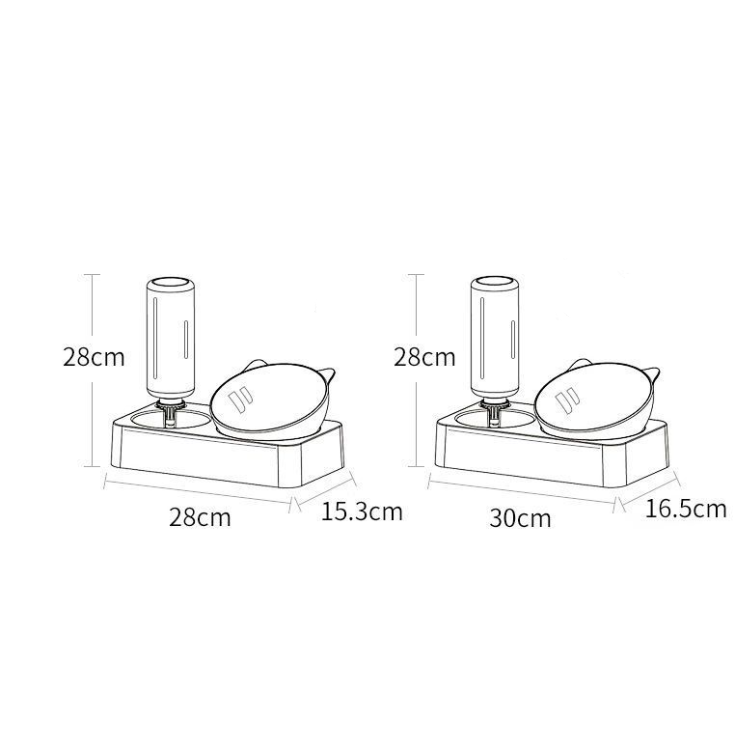 Cat Automatic Refilling Drinking Bowl Feeder - Pet Bowls, Feeders & Waterers - DINIBLO 