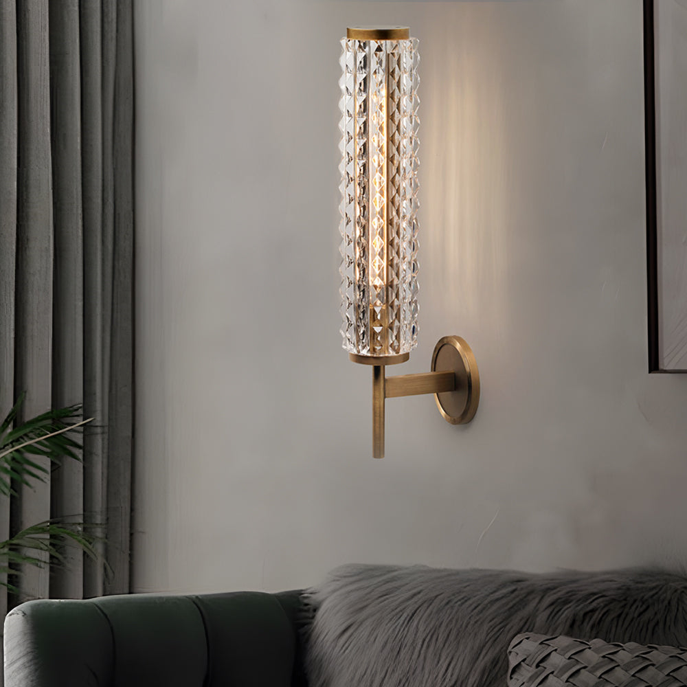 Creative Luxury Glass Copper American-Style Bedroom Wall Lights Indoor - Lighting > Wall Lights > Wall sconces - DINIBLO 