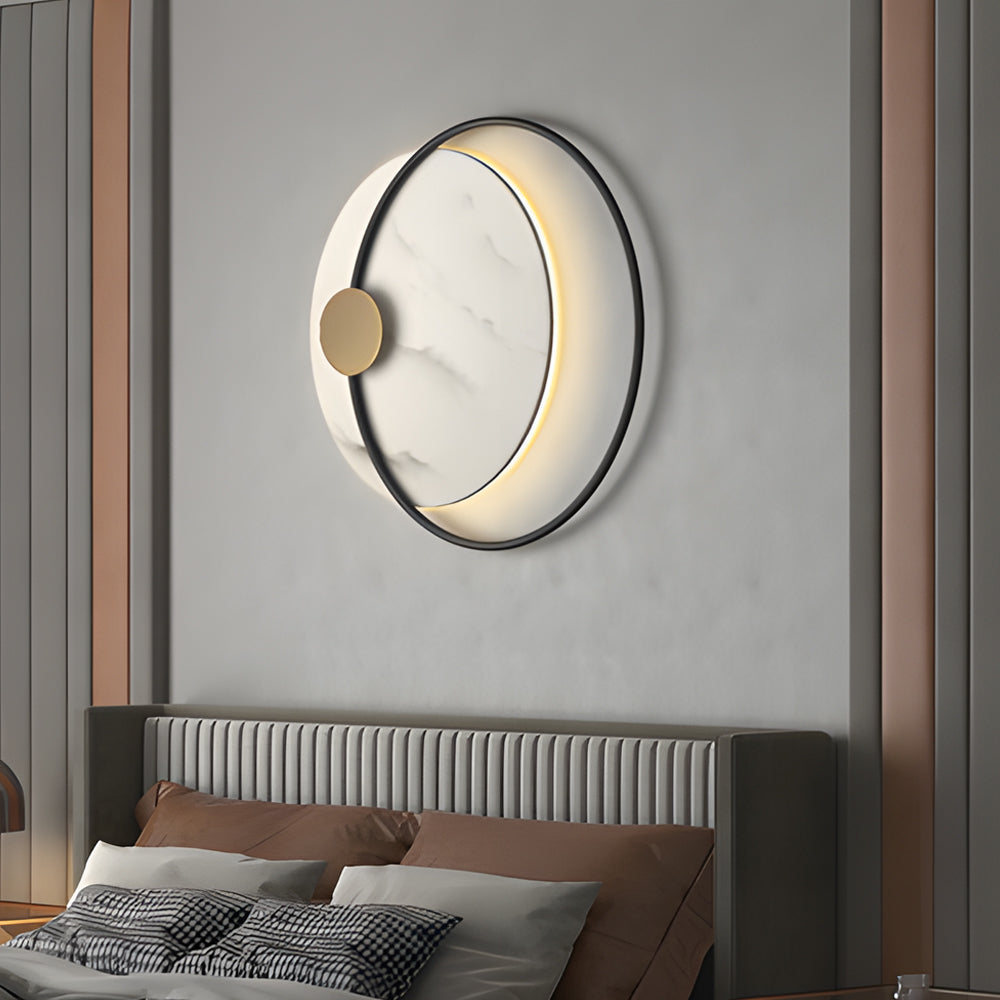 Dia 13''/26'' Round Marble Decorative LED Wall Sconces for Home - Lighting > Wall Lights > Wall sconces - DINIBLO 