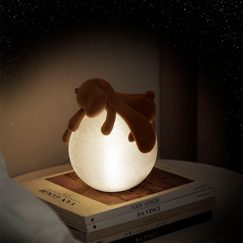 Rabbit On The Moon Lamp - Children's Table Lamps - DINIBLO 