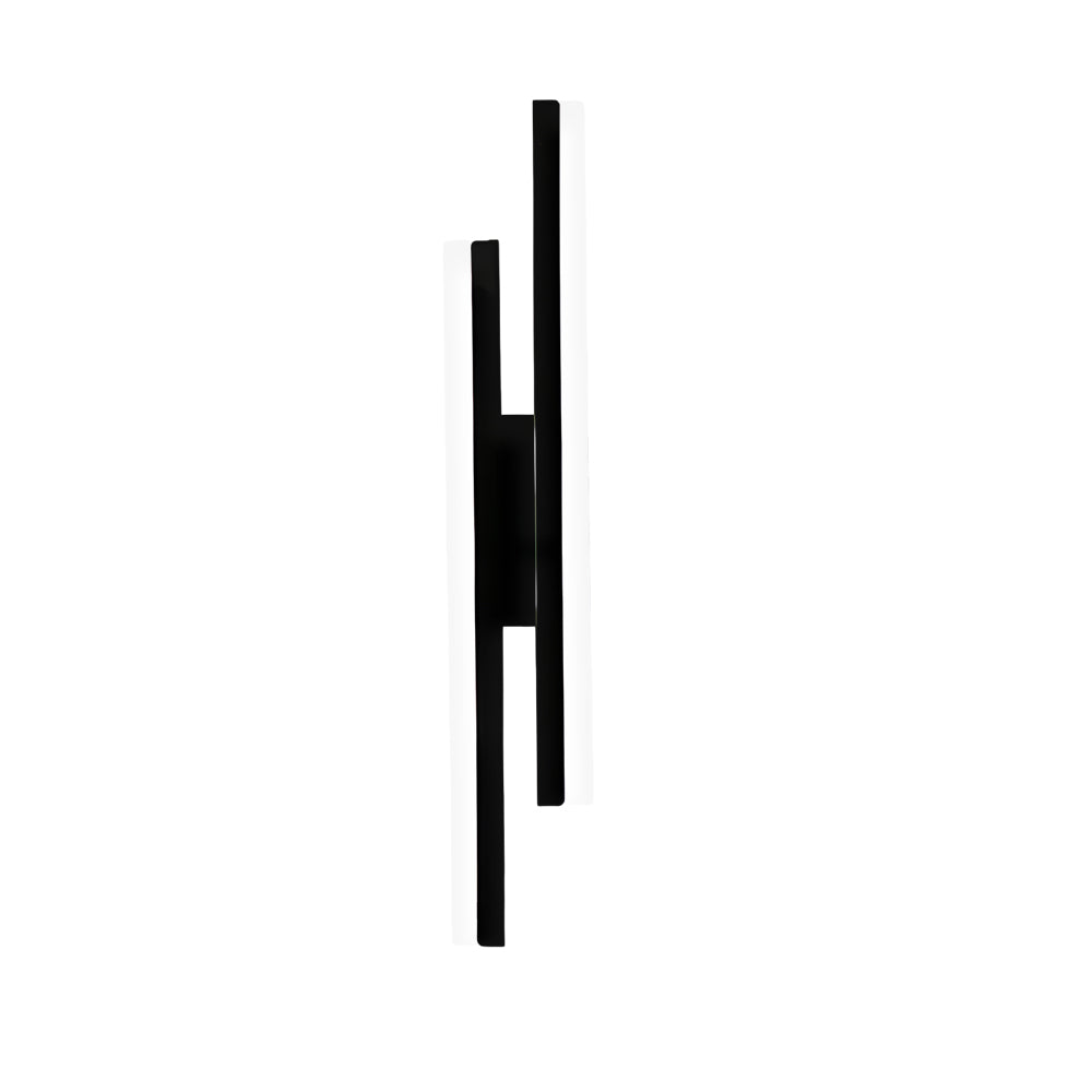 Modern 2-Light Linear LED Wall Lamp with 3-Step Dimming - Black/Gold Wall Sconce - Lighting > Wall Lights > Picture Lights - DINIBLO 