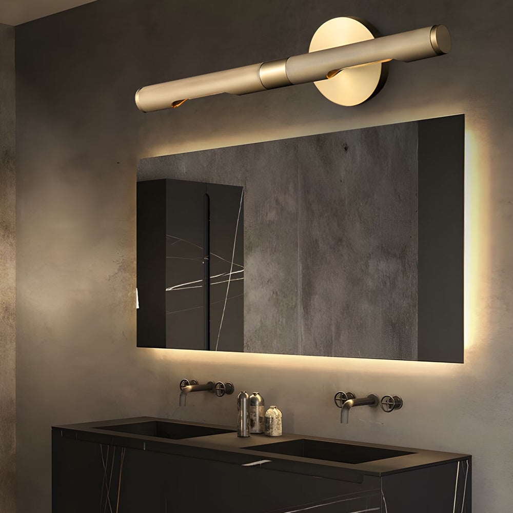 Modern LED Vanity Light Fixture with Gold/Chrome/Black Nickel Finish - Lighting > Wall Lights > Bathroom Vanity Lighting - DINIBLO 