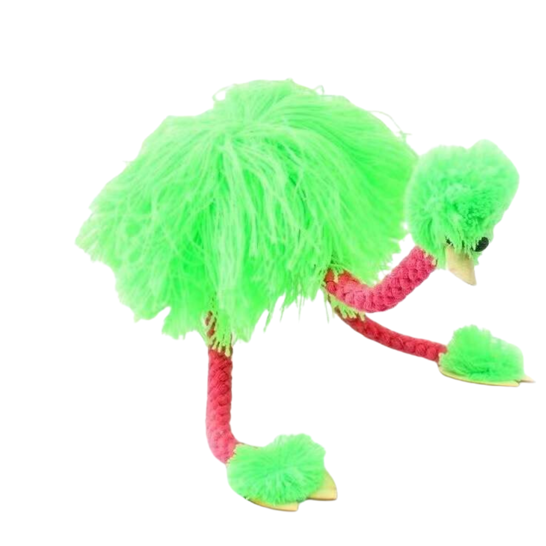 Marionette Ostrich Puppet Pet Toys For Cats Dogs - Dog Toys - DINIBLO 