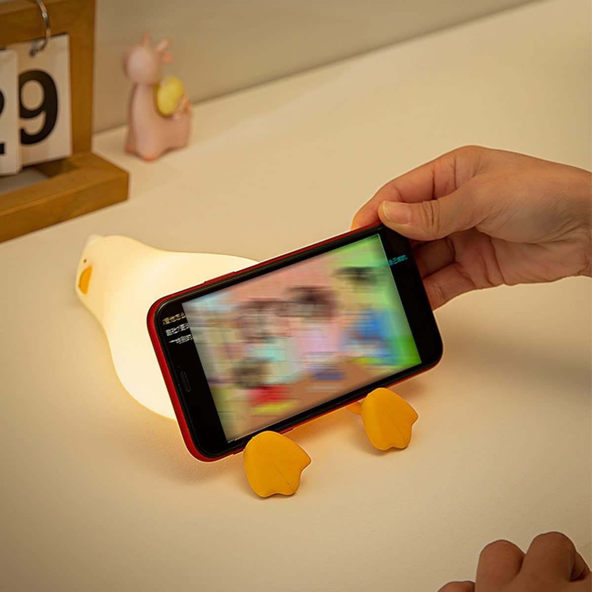 Lazy Lying Duck Night Light - Lamps - DINIBLO 