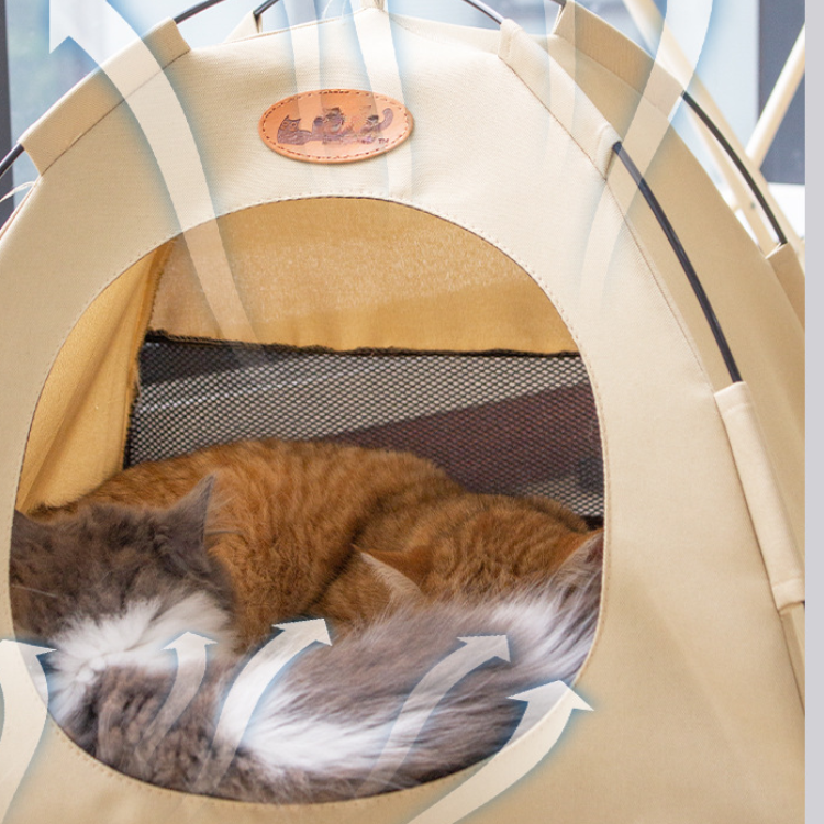 Foldable Cat Tent Bed - Cat Beds - DINIBLO 