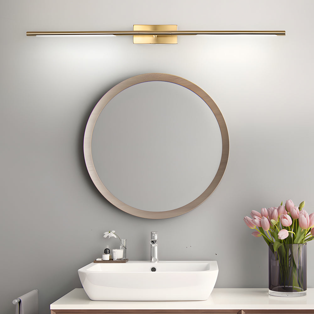 Efficient LED Vanity Light in Gold: 6W/10W, Warm White/White Light, Wall Mounted - Lighting > Wall Lights > Bathroom Vanity Lighting - DINIBLO 