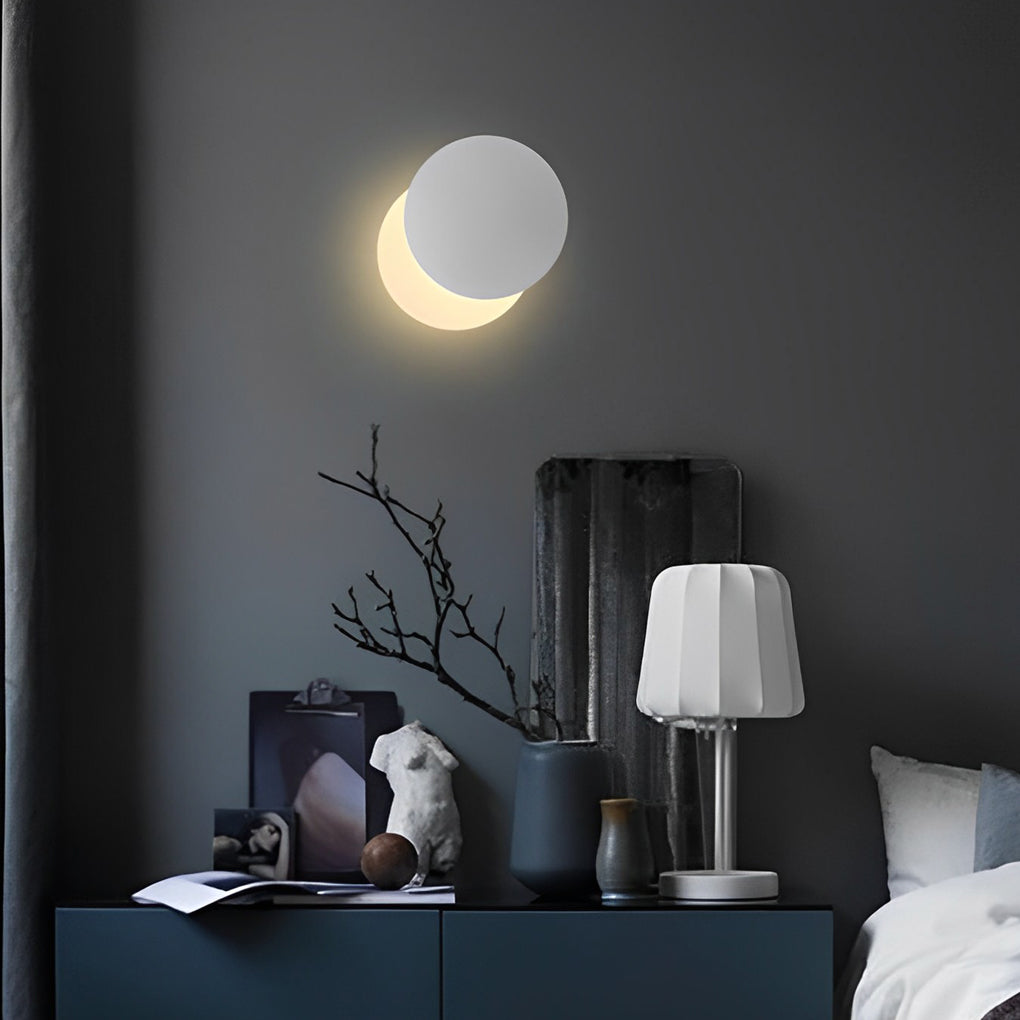 360° Rotatable Round LED Modern Wall Lamp Decorative Wall Sconce Lighting - Lighting > Wall Lights > Wall sconces - DINIBLO 