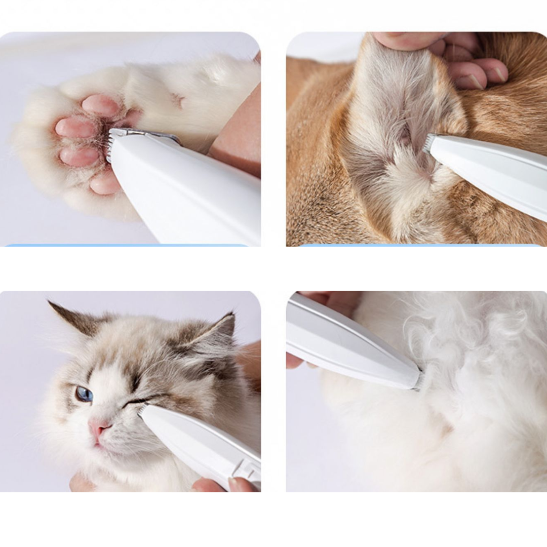 Pet Hair Fur Trimmer Grooming Clipper With Light - Pet Hair Clippers & Trimmers - DINIBLO 