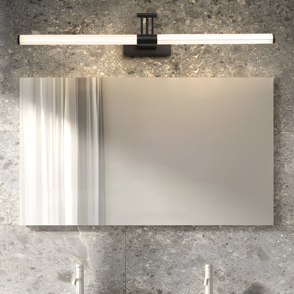 Foldable Metallic Acrylic Strip LED Vanity Light with Two Adjustable Joints - Lighting > Wall Lights > Bathroom Vanity Lighting - DINIBLO 