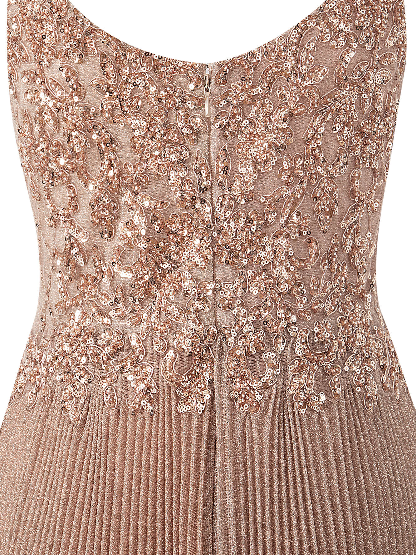 Elizabeth Rose Pink | A-line Floor Length Glitter Jersey Prom Dress with Appliques and Sequins - Prom Dresses - DINIBLO 