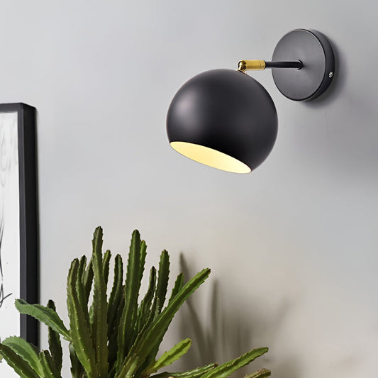 Adjustable Hemispherical Nordic Plug in Wall Lamp Wall Sconce Lighting - Lighting > Wall Lights > Wall sconces - DINIBLO 