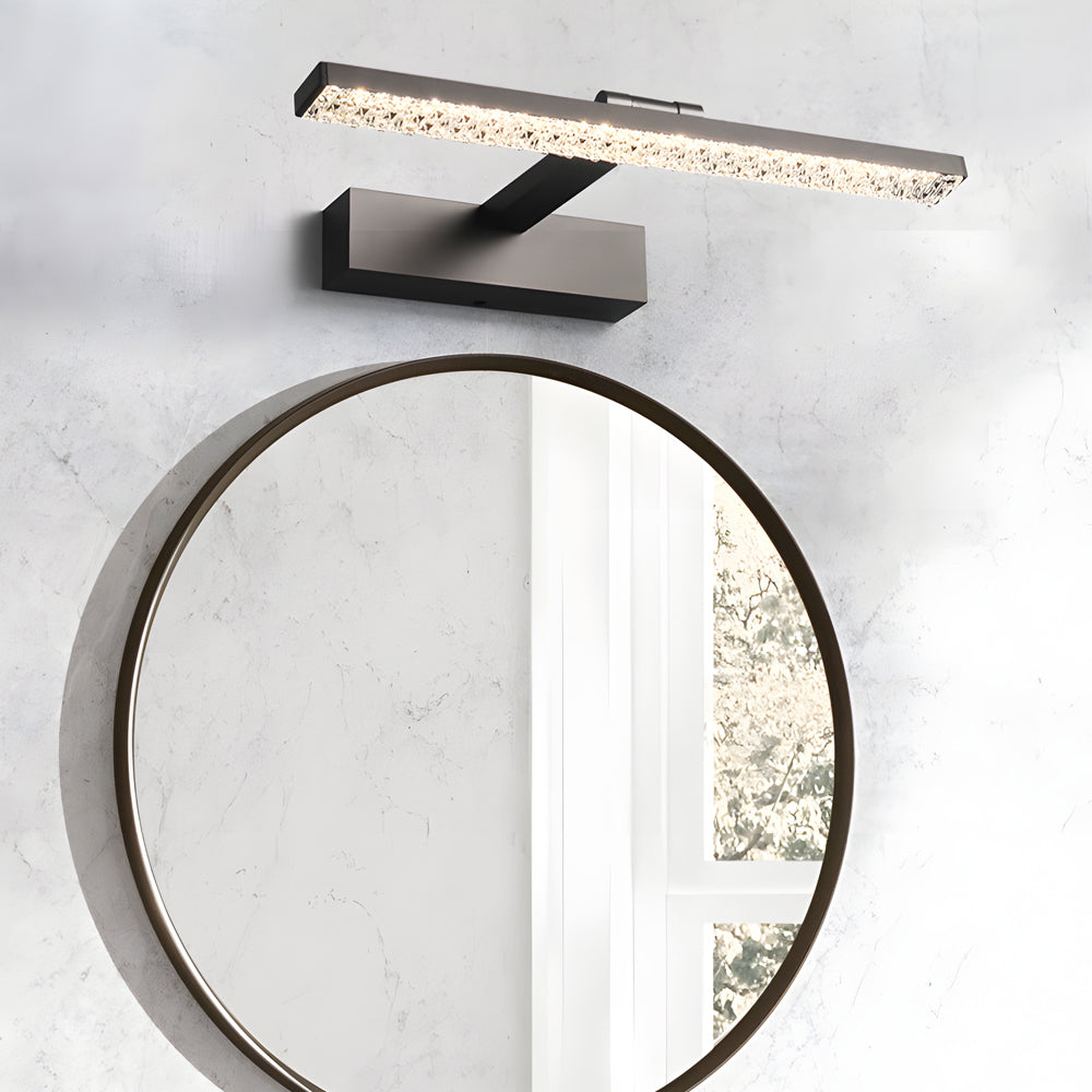 1-Light Acrylic Bar 160° Adjustable LED Vanity Lights In-3 Step Dimming - Lighting > Wall Lights > Bathroom Vanity Lighting - DINIBLO 