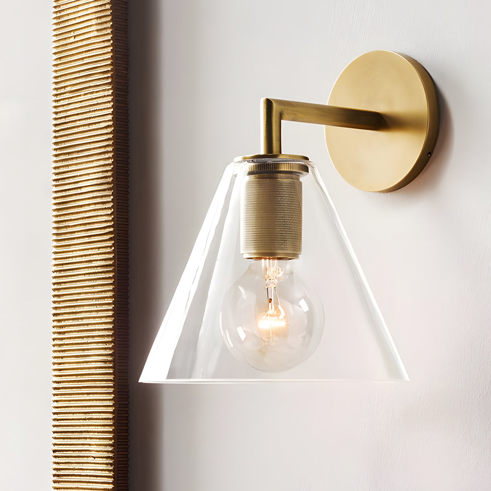 Simple Glass Shade Creative Hardware Minimalist Postmodern Wall Lamp - Lighting > Wall Lights > Wall sconces - DINIBLO 