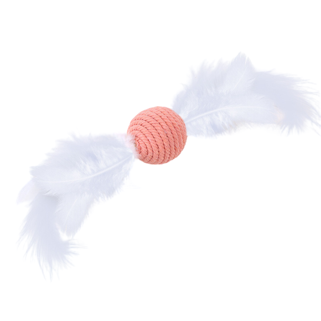 Interactive Cat Rope Feather Toys With Sound - Cat Toys - DINIBLO 