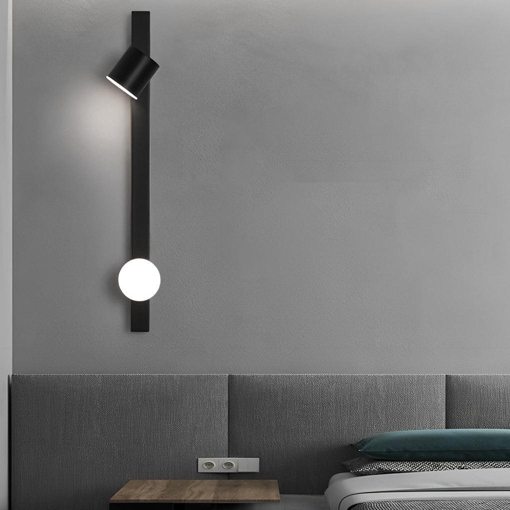 Adjustable Minimalist Creative Electroplated Metal Black Wall Sconces - Lighting > Wall Lights > LED Wall Lights - DINIBLO 