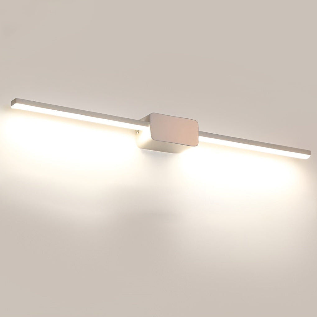 White/Black Modern 1-Light Linear Vanity Light LED Bath Bar - Lighting > Wall Lights > Bathroom Vanity Lighting - DINIBLO 