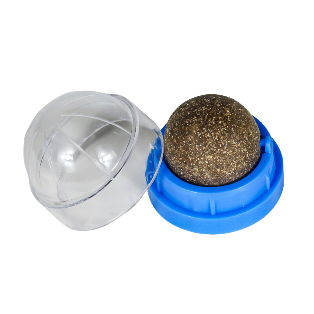 Round Spinning Catnip Treats Ball Toys - Cat Toys - DINIBLO 