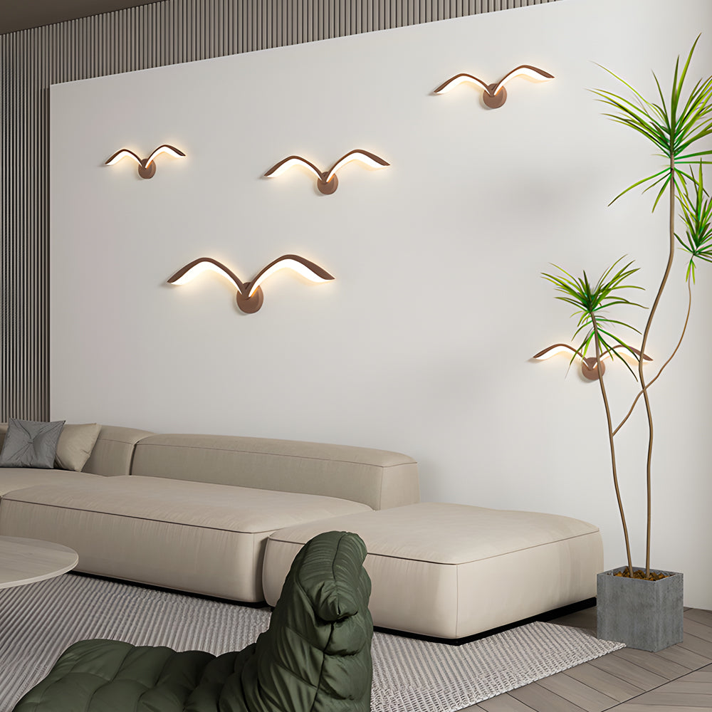 Modern Seagull LED Wall Sconce - Nordic Acrylic Wing Design - Lighting > Wall Lights > Wall sconces - DINIBLO 