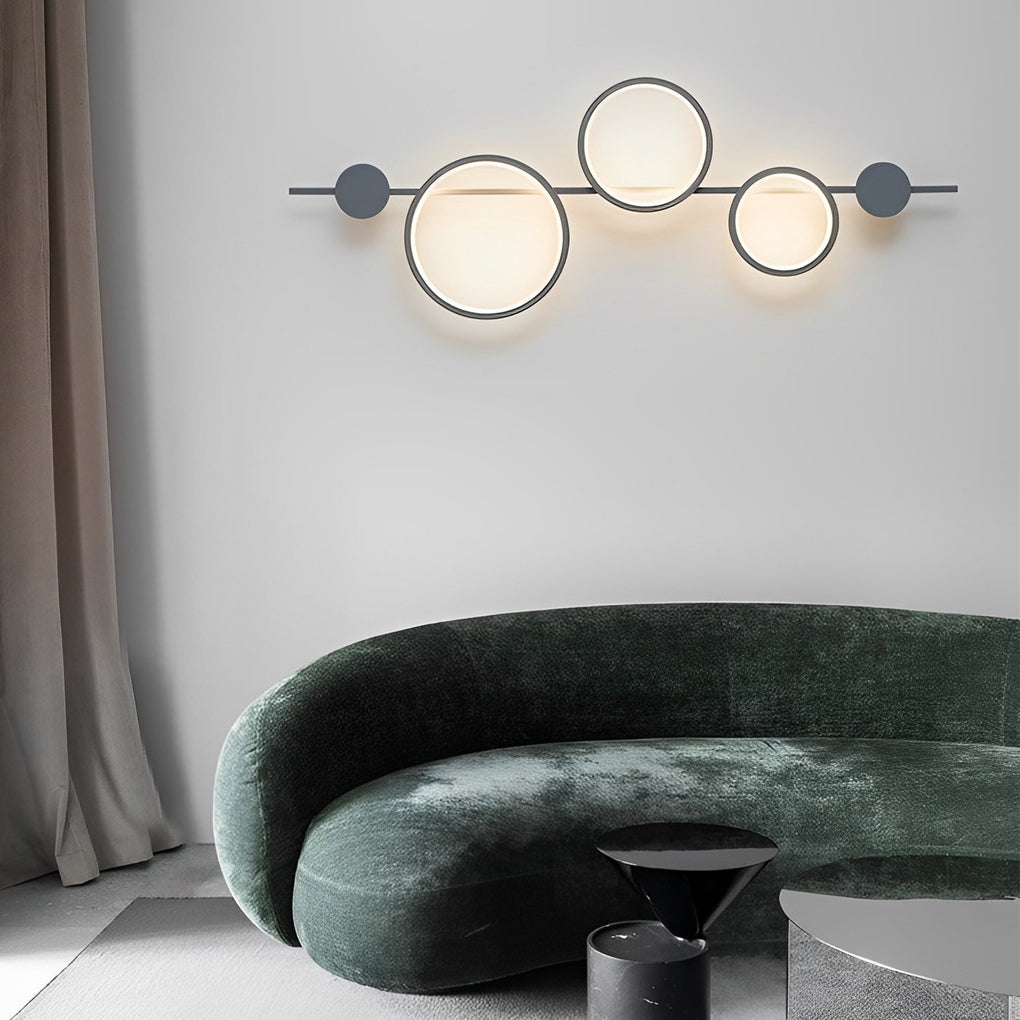 Circles Strips Creative LED Modern Decorative Wall Sconces Lighting - Lighting > Wall Lights > Wall sconces - DINIBLO 