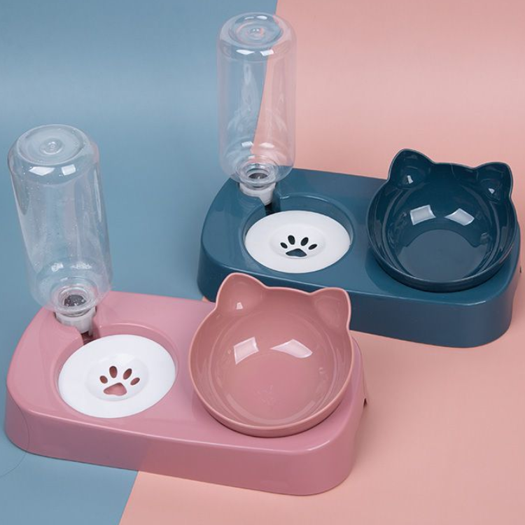 Cat Automatic Refilling Drinking Bowl Feeder - Pet Bowls, Feeders & Waterers - DINIBLO 