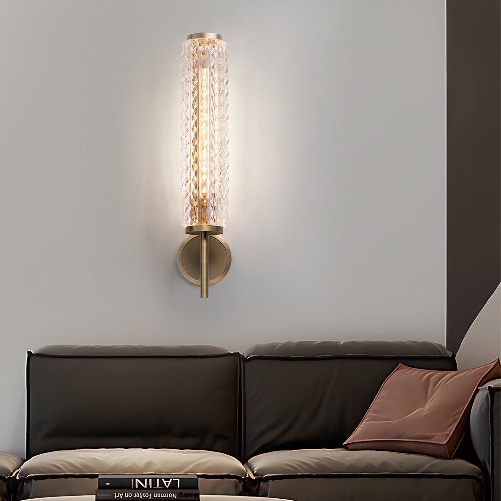 Creative Luxury Glass Copper American-Style Bedroom Wall Lights Indoor - Lighting > Wall Lights > Wall sconces - DINIBLO 