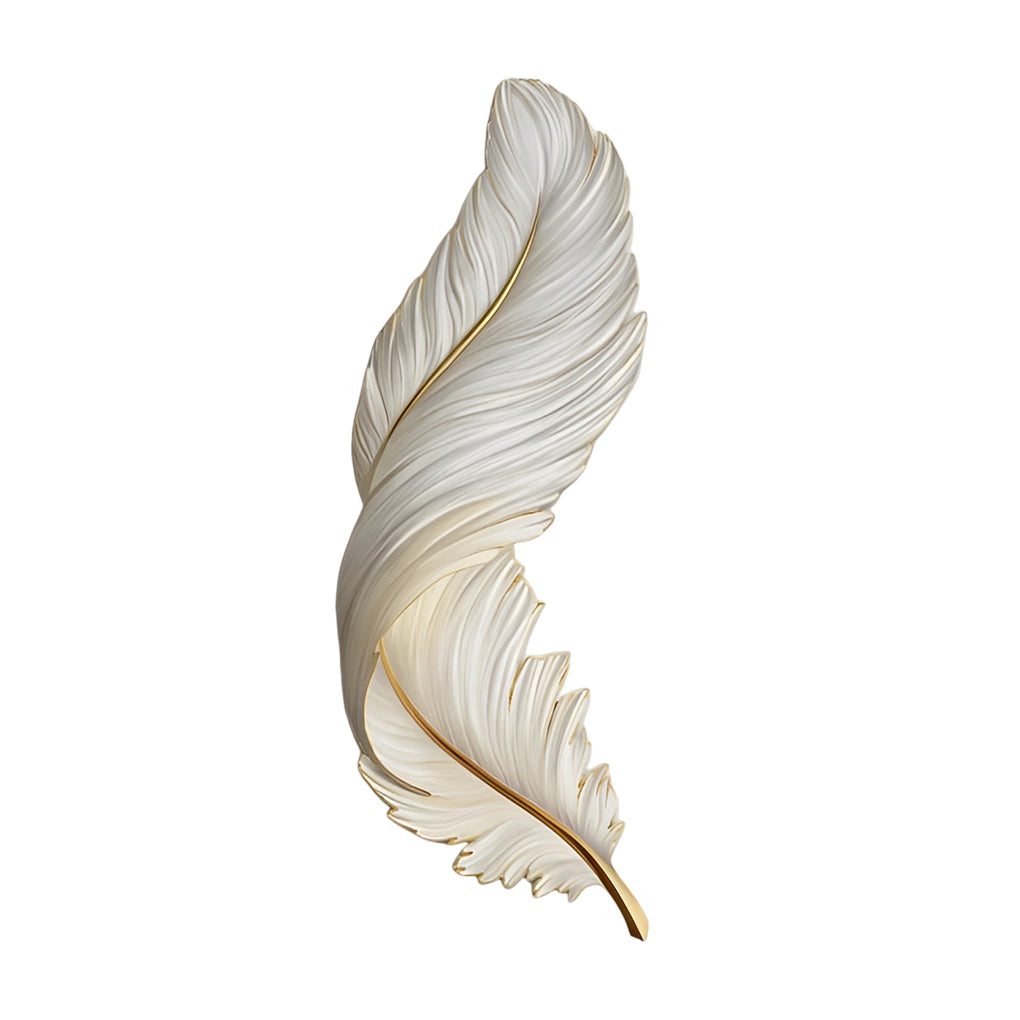 Luxury Creative Feathers USB DC5V Remote Control LED Modern Wall Lights - Lighting > Wall Lights > Wall sconces - DINIBLO 