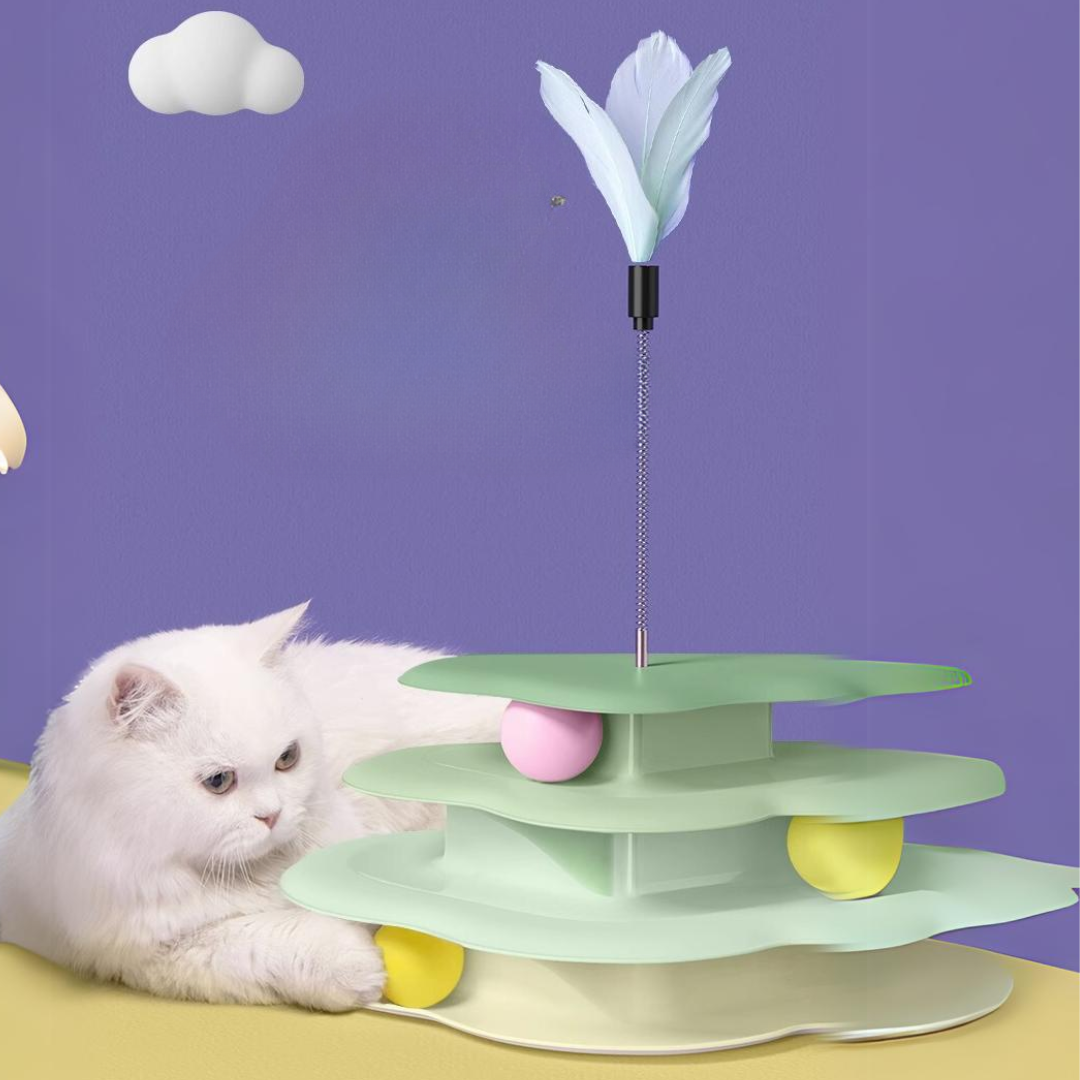 Cloud Interactive Cat Ball Tracks Toys - Cat Toys - DINIBLO 