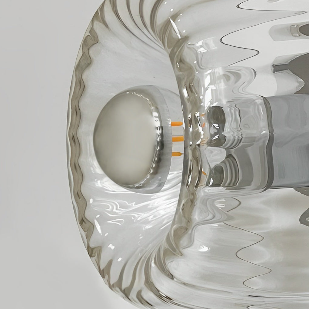 Round Art Creative Jellyfishs Glass Shade Simple Modern Wall Lights Fixture - Lighting > Wall Lights > Wall sconces - DINIBLO 