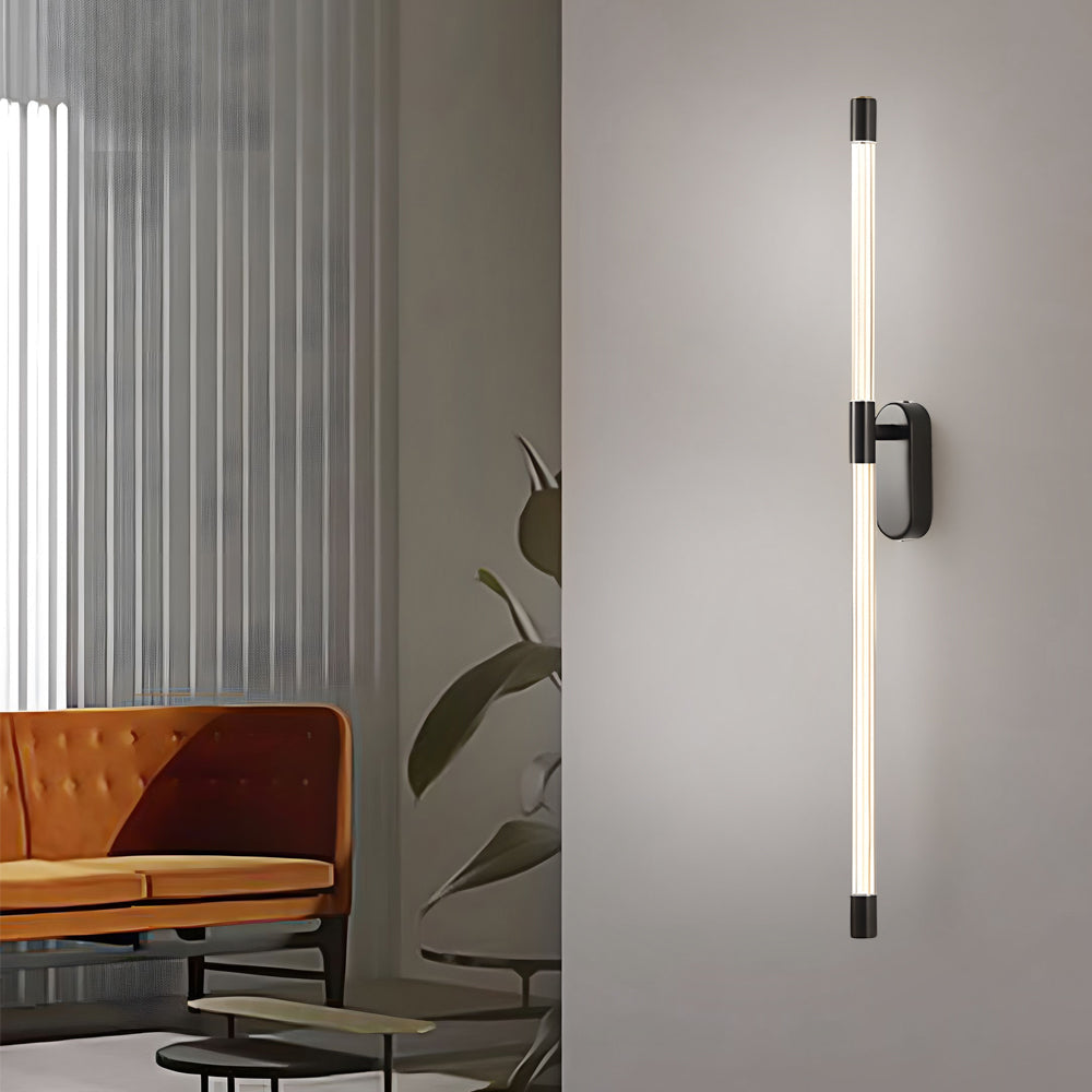 Acrylic Tube Tall Linear Wall Semi-Flush Mount Sconce - Lighting > Wall Lights > LED Wall Lights - DINIBLO 