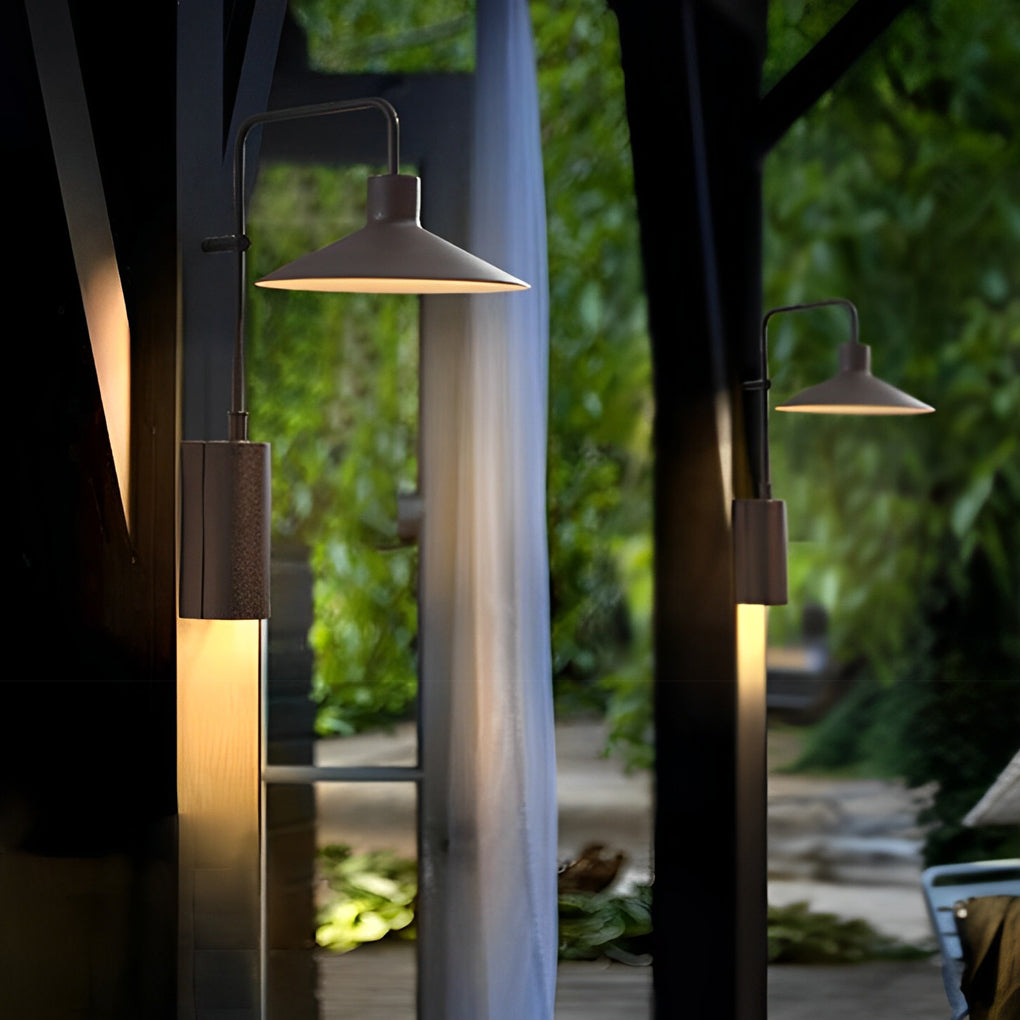 Waterproof LED Creative Modern Outdoor Wall Lamp Swing Arm Wall Sconces - Lighting > Wall Lights > Swing Arm Wall Sconces - DINIBLO 