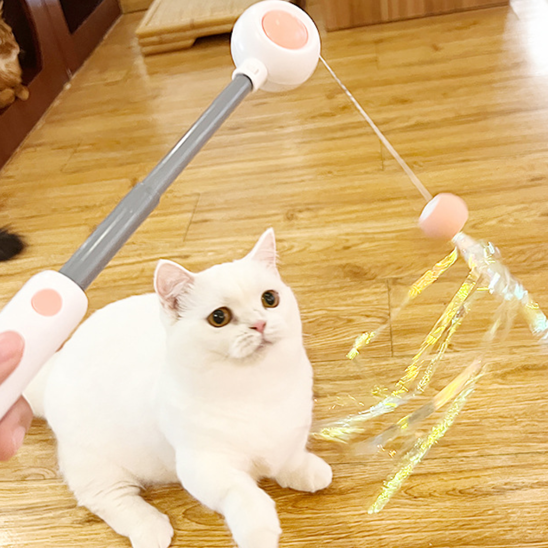 Cat Teaser Wand Toys With Laser Lights - Cat Toys - DINIBLO 