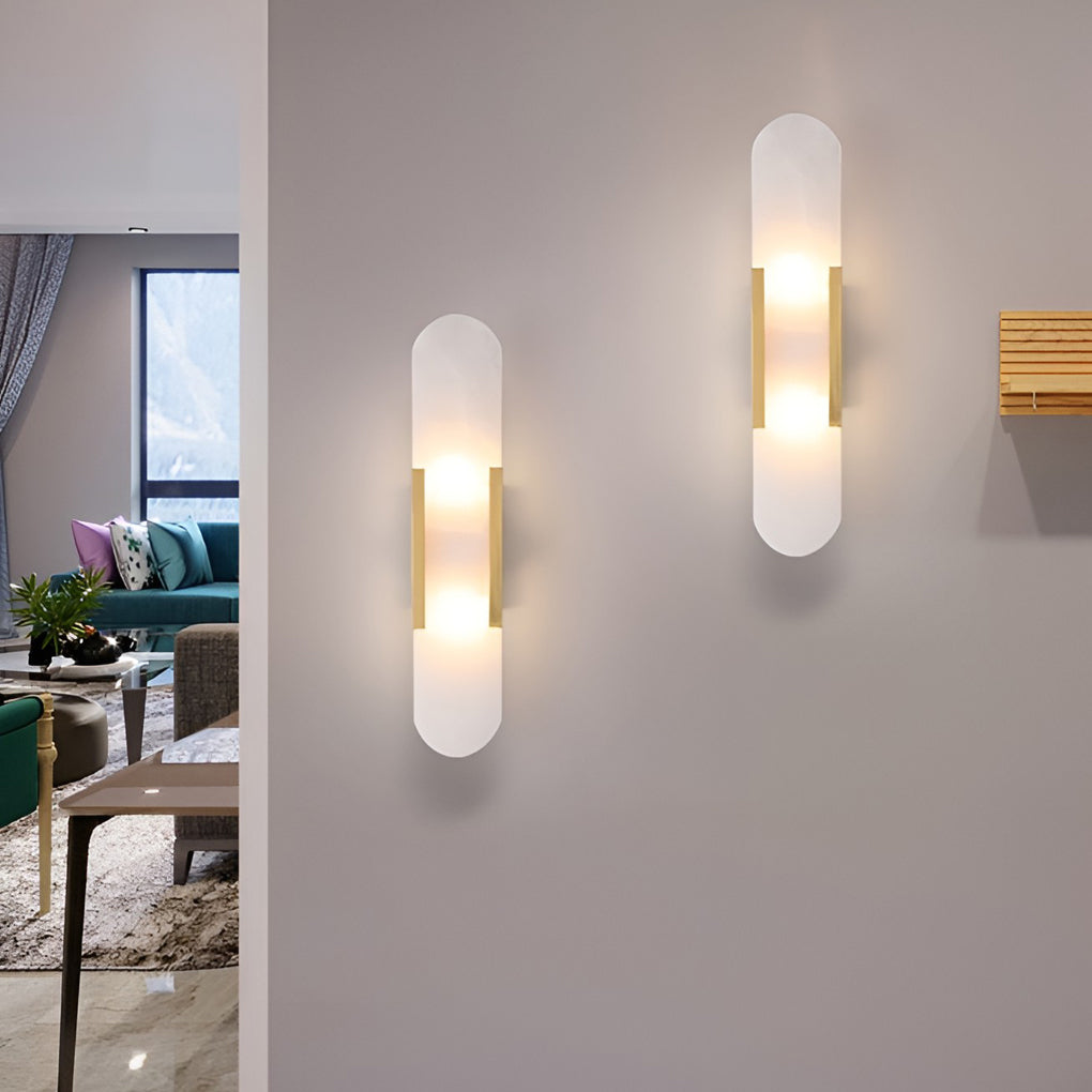 Electroplated Metal G4 LED Up and Down Lights Modern Wall Sconces Lighting - Lighting > Wall Lights > Wall sconces - DINIBLO 