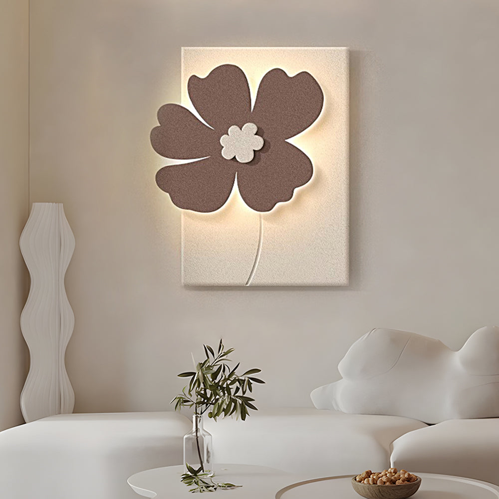 Flowers Three-Dimensional Sandstone Painting USB Remote Decorative Painting - Lighting > Wall Lights > Wall sconces - DINIBLO 