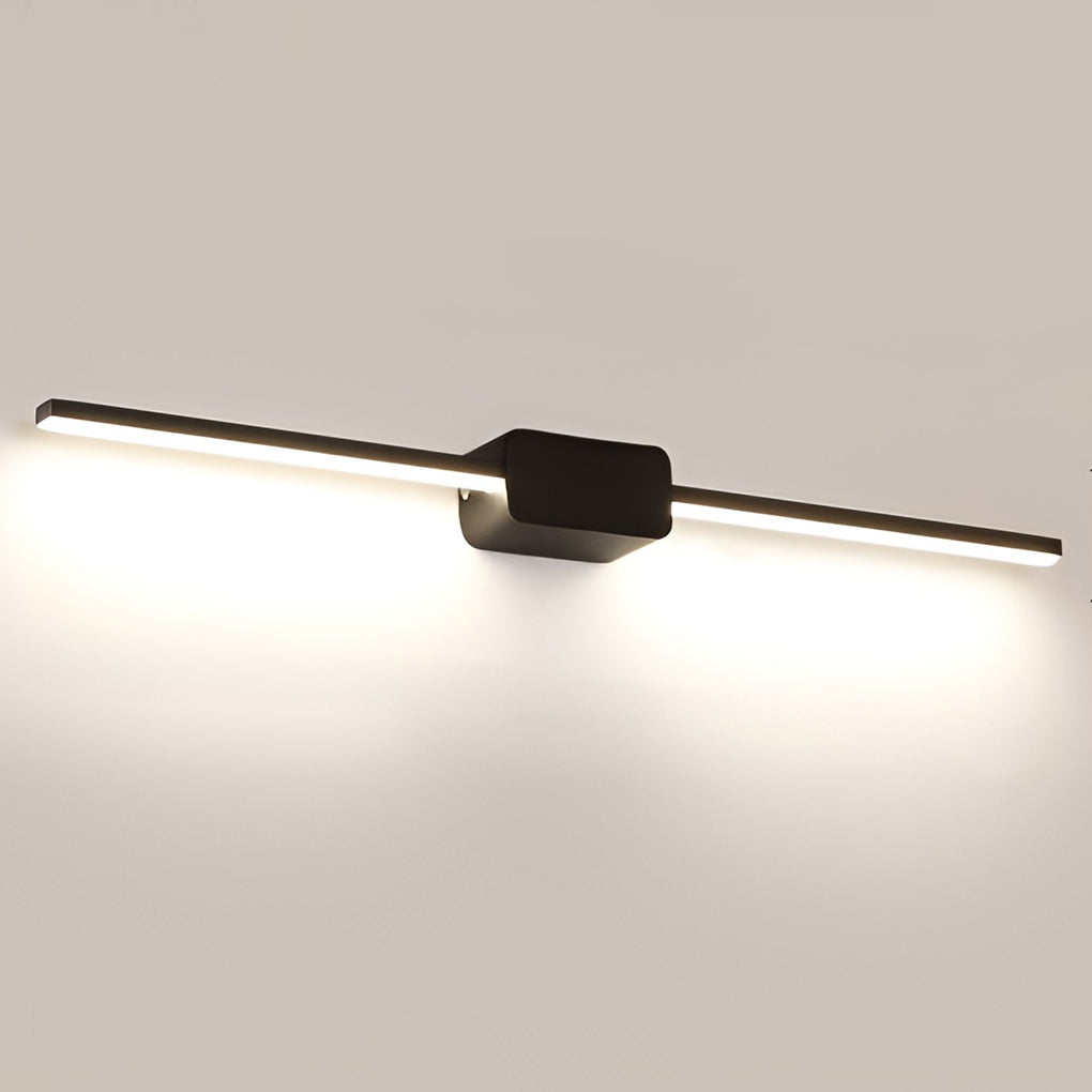 White/Black Modern 1-Light Linear Vanity Light LED Bath Bar - Lighting > Wall Lights > Bathroom Vanity Lighting - DINIBLO 