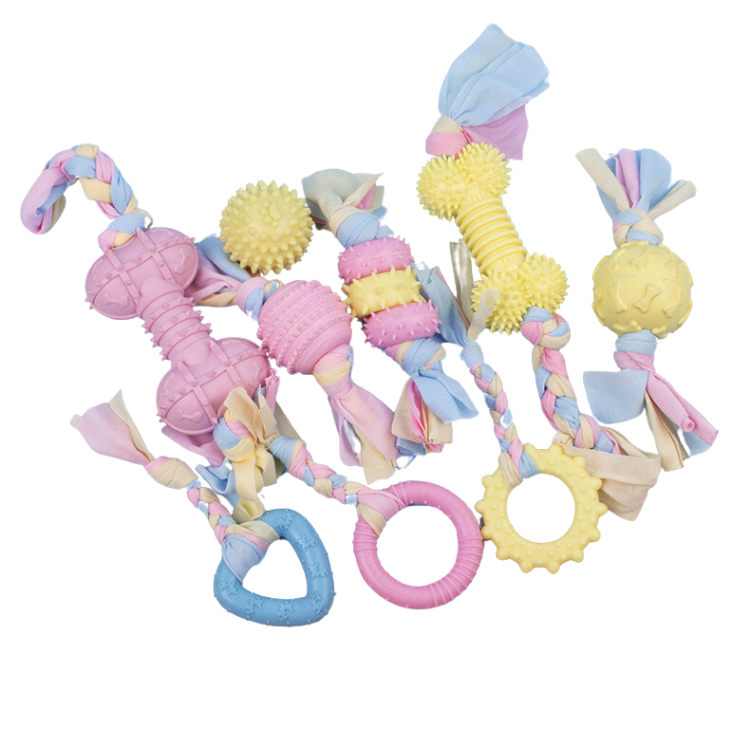 Dog TPR Chew Tug Rope Toys - Dog Toys - DINIBLO 